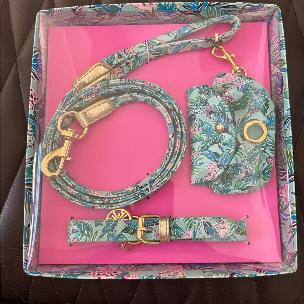 Lilly Pulitzer dog gift set